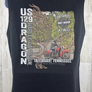 Harley-Davidson Black Tee with Orange Logo